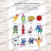 Back to School Digital Memory Game, Back to School Instant Download ...