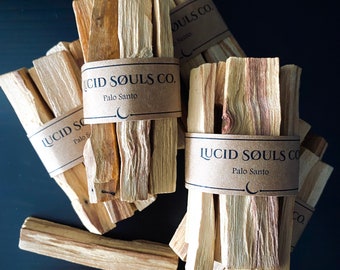 LUCID SØULS CO. Palo Santo Heiliges Holz Sticks 50g 10cm Räucherwerk räuchern Räucherholz