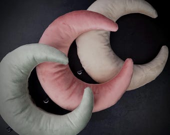 LUCID SØULS CO. Moon Decorative Cushion Moonchild Living Lifestyle Home Decoration Moon Cushion Interior Design Light Colors