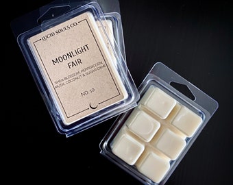 LUCID SØULS CO. Wax Melt Soy Wax Essential Oils Moonlight Fair No.10 Shea Blossom, Peppercorn, Musk, Coconut & Sugar Cane