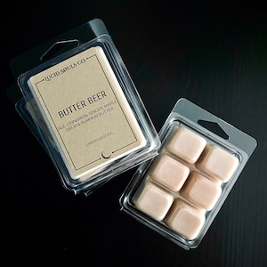 LUCID SØULS CO. Wax Melt Soja Wachs Ätherische Öle Butter Beer (Limited Edition) - Ale, Zimt, Ingwer, Ahorn Sirup & Kürbis Butter