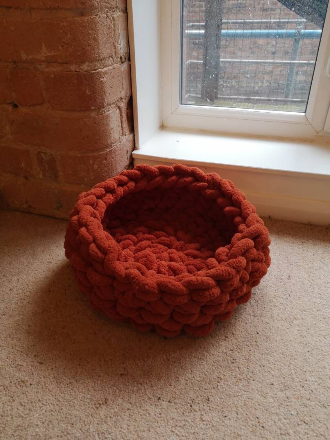 Cosy Knit Chenille Pet Nest/Bed | Etsy