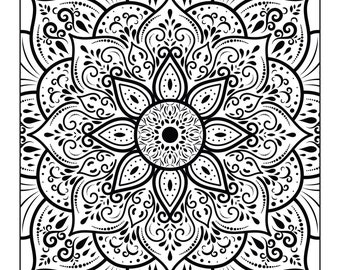 Desenhos de Mandalas para Colorir, 5 Modelos Exclusivos (Download para Imprimir)