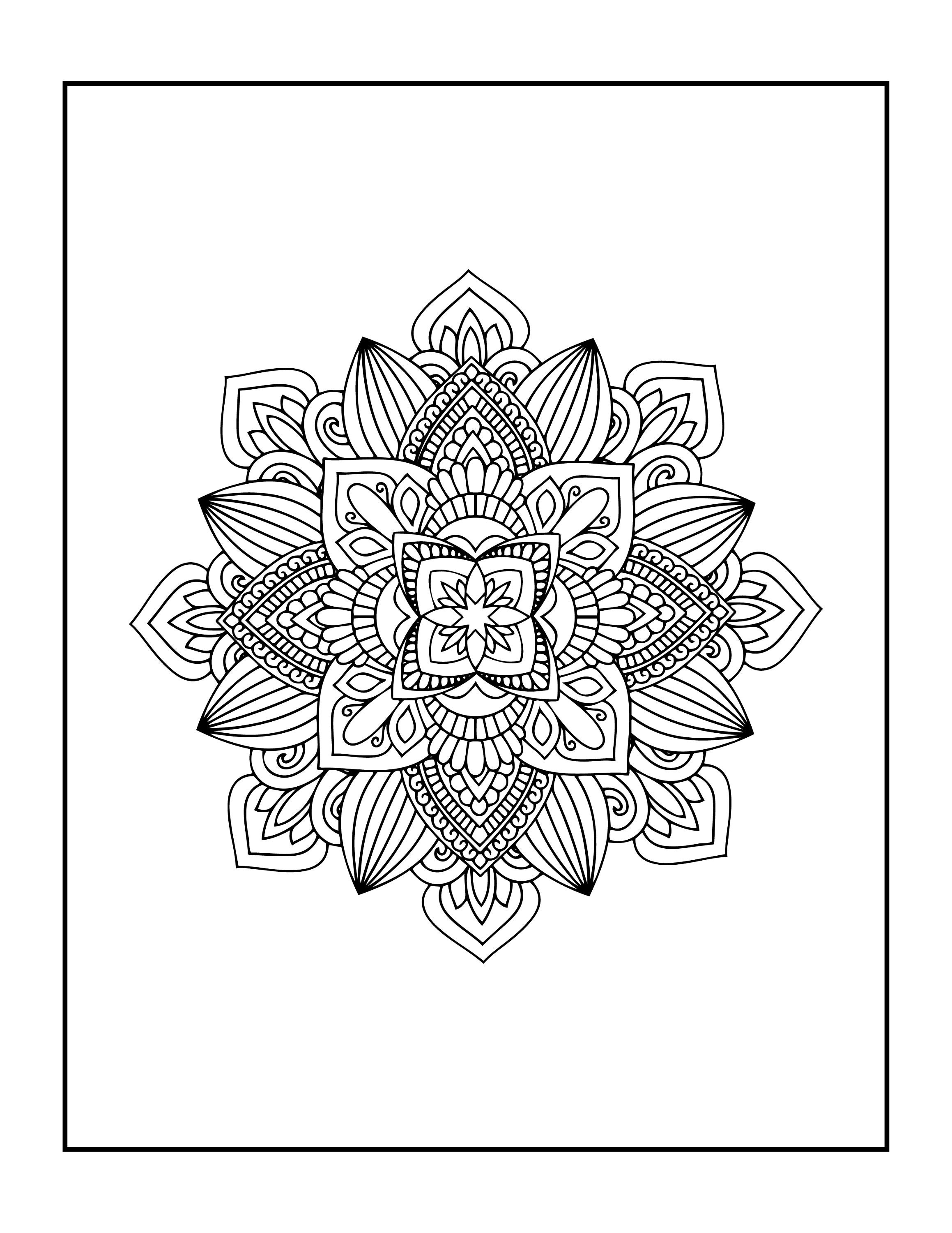 Mandala - King Art markers : r/AdultColoring