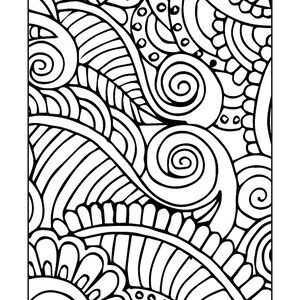 Mandala Coloring pages 5 pages 5 designs Printable Download