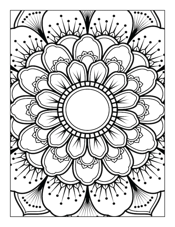 Simple Design Coloring Pages