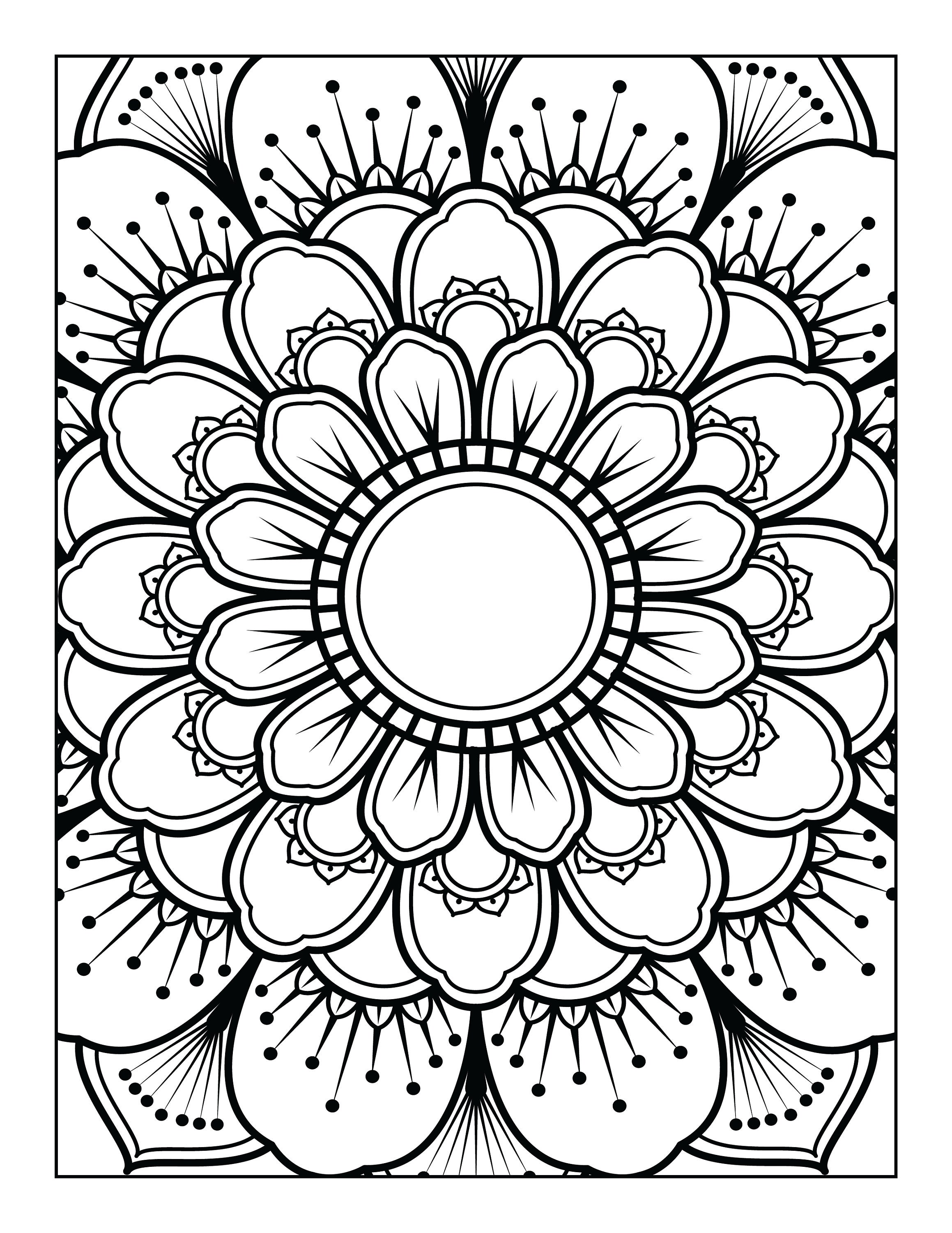 Mandala - King Art markers : r/Coloring