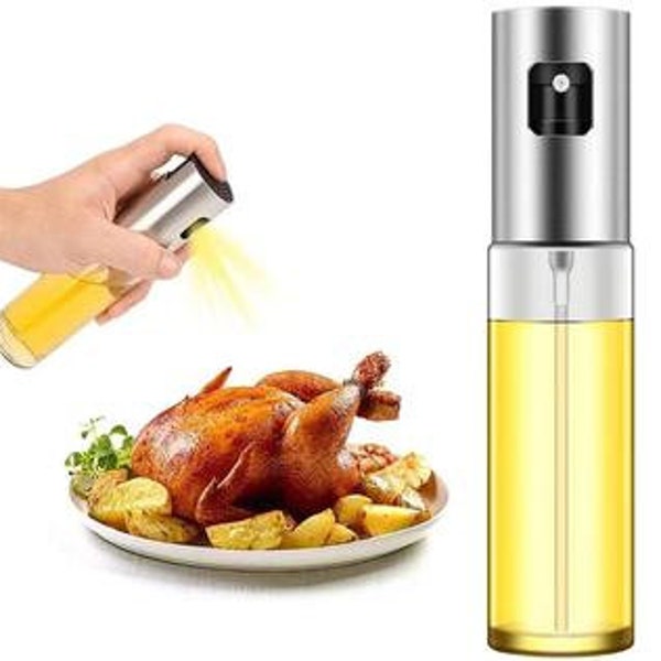 100ML Olive Oil Spray Bottle Durable Glass Oil Dispenser