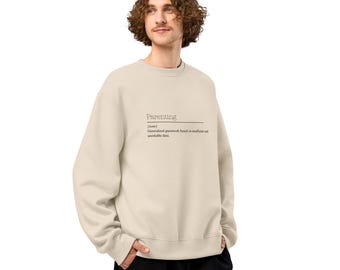 Parenting Definition | Oversized heavyweight sweatshirt