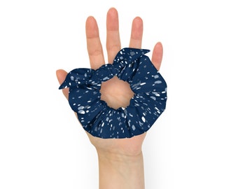 Night Snow | Recycled Scrunchie