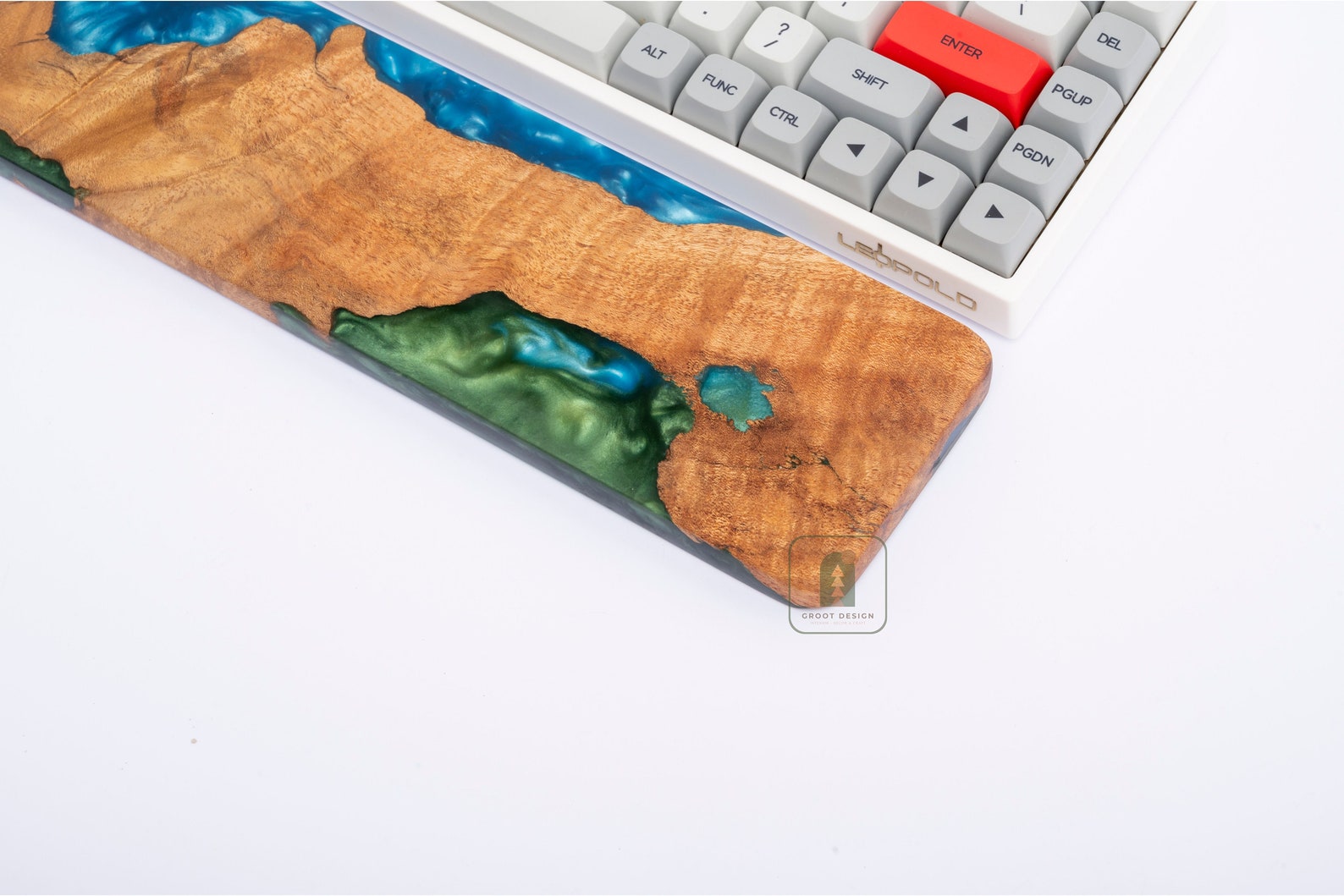 Keyboard Wrist Rest Wrist Rest Ergonomics Wood Resin Wrist Etsy