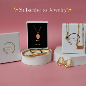 Jewelry Subscription Box • Mystery Surprise Box • Jewelry for Every Week or Month • Jewelry Club • Her Gift Necklaces Earrings Rings Anklets