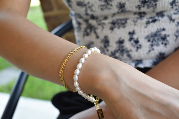 Waterproof pearl bracelet outlet