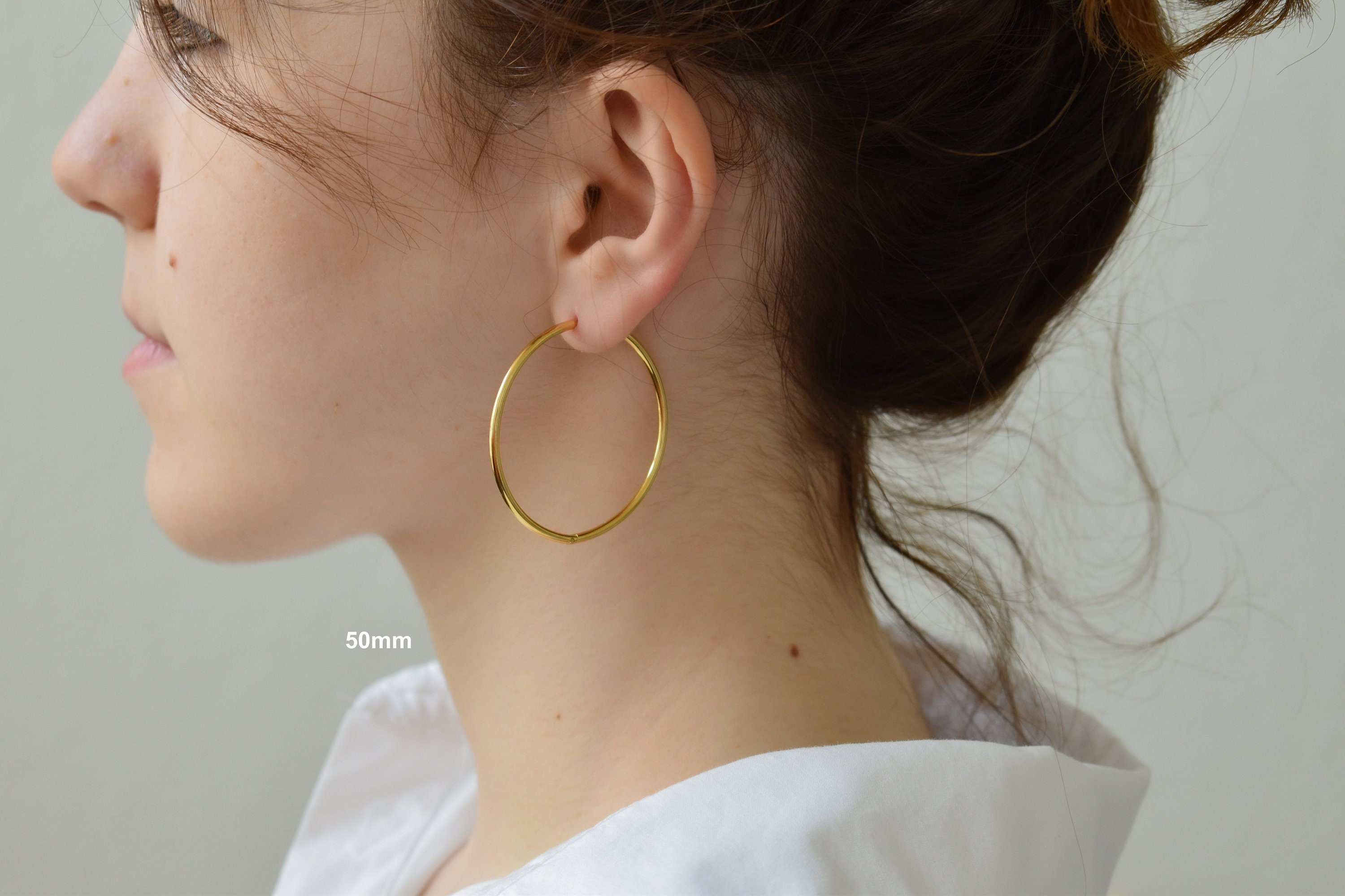 One Gram Gold Earring Medium Sized Plain Jhumki ER2972 | Gold earrings,  Jhumki, Earrings