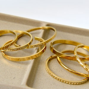 Thin Luxury Round Bracelets - 2MM Dubai Gold Bangles Women Fashion