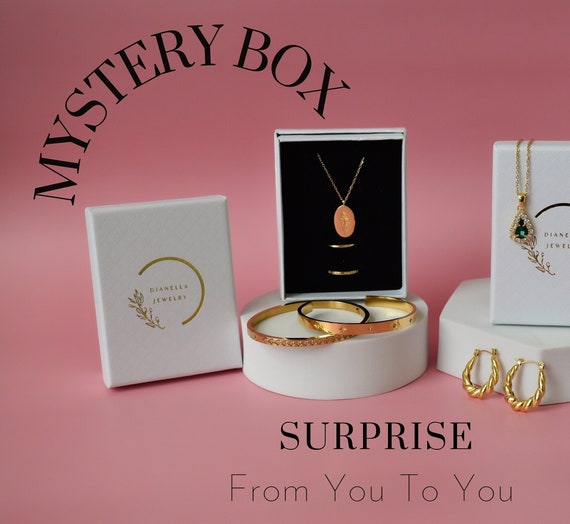 Surprise Box • Mystery Jewelry Box • Best Gift For Myself Her Him • Birthday Christmas Mothers Gift • Leave Gift Selection to Professionals