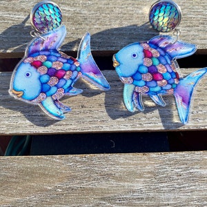 Rainbow Fish Earrings