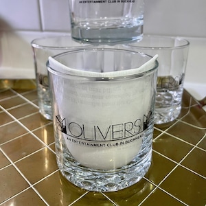 Set of 4 Vintage Buckhead Atlanta Cocktail Lowball Rocks Glasses