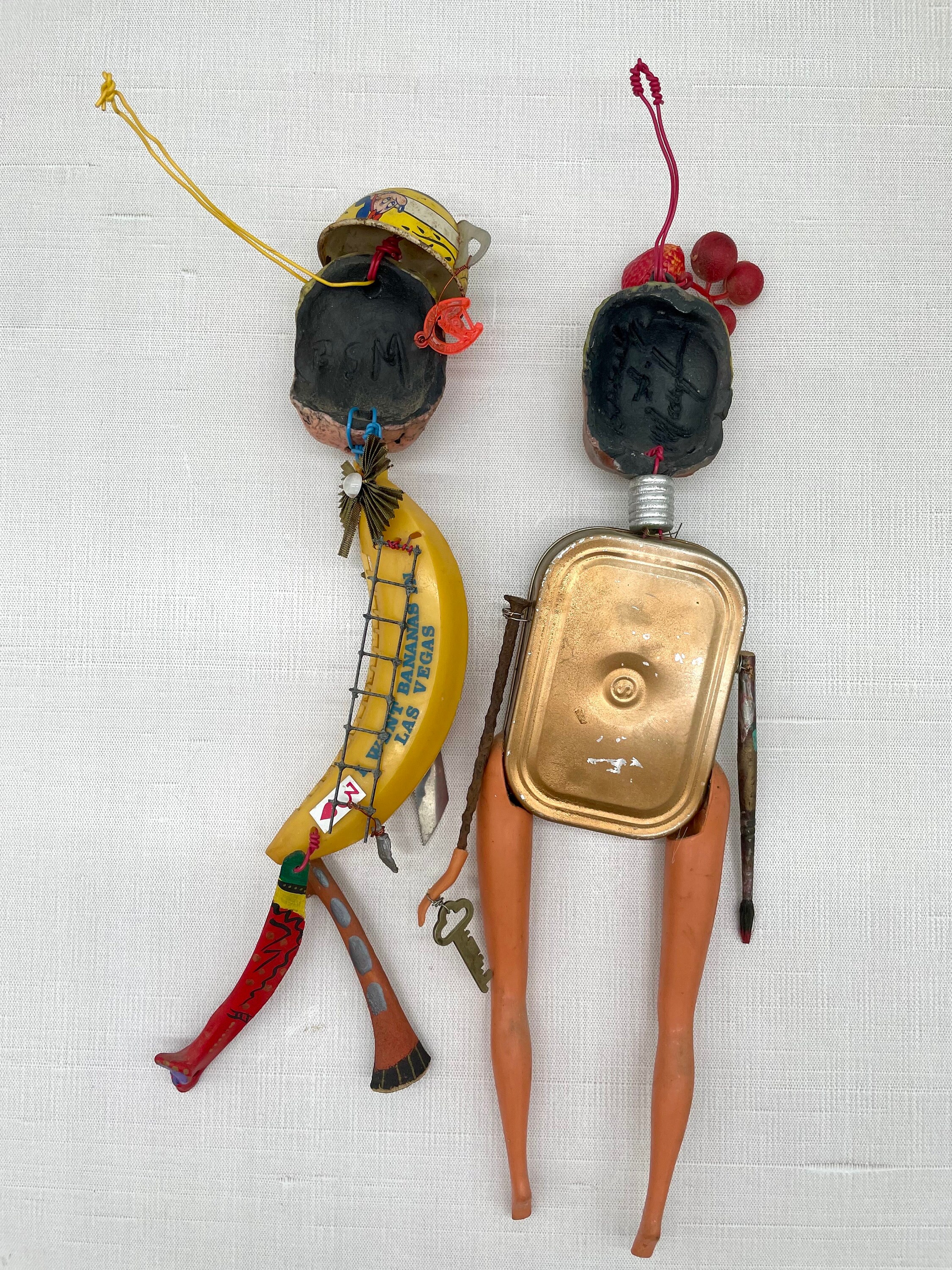 OOAK Assemblage Art Doll Mixed Media Steampunk Sculpture Found Object ...