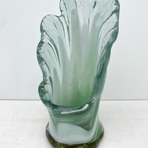 MCM Handblown Art Glass Stretch Flower Bud Vase