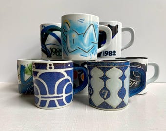 Royal Copenhagen Denmark Fajance 3" Collectible Annual Year Mug - CHOOSE ONE