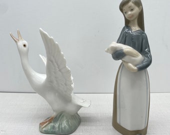 Vintage Lladro Porcelain Collectible Figurines | Made in Spain