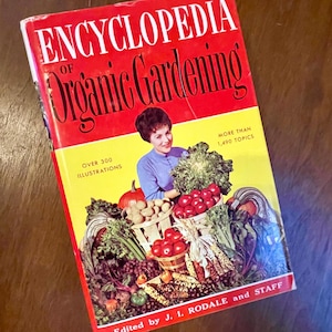 Encyclopedia of Organic Gardening (1975) | Plants, Vintage Coffee Table Book