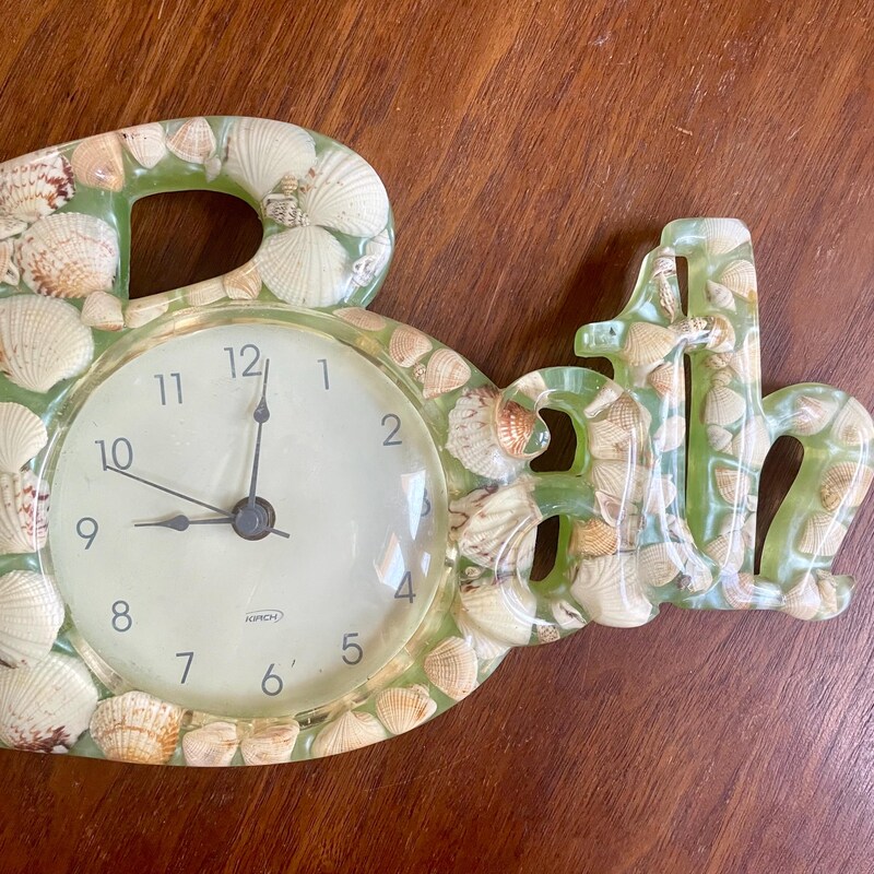 Seashell Clock - Etsy