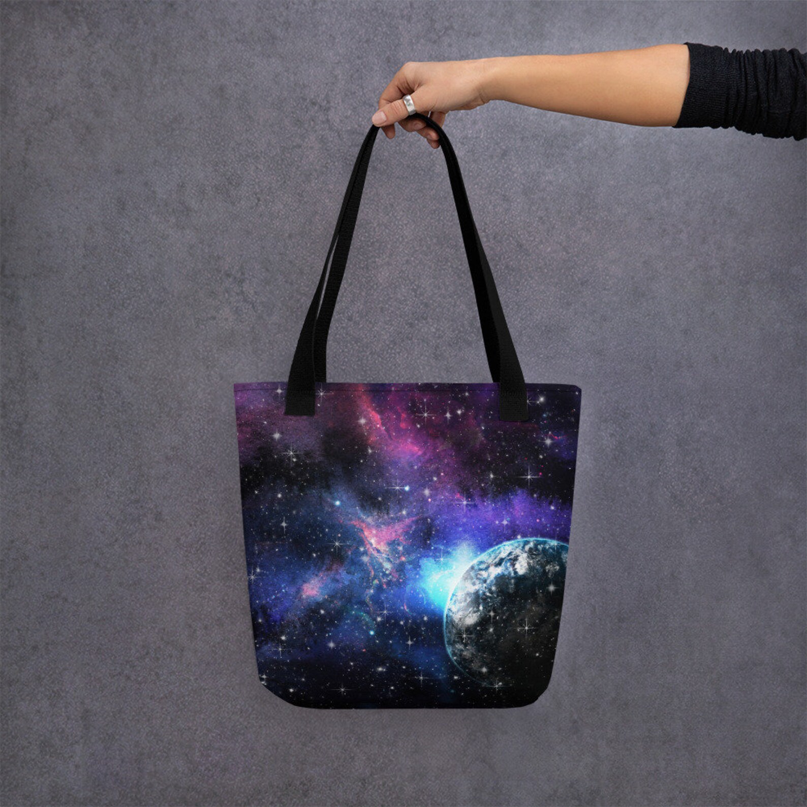 Galaxy Tote bag Nebula Tote Bag Milky Way Galaxy Etsy