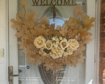 Corona para todas las estaciones, corona de anillos para todo el año.