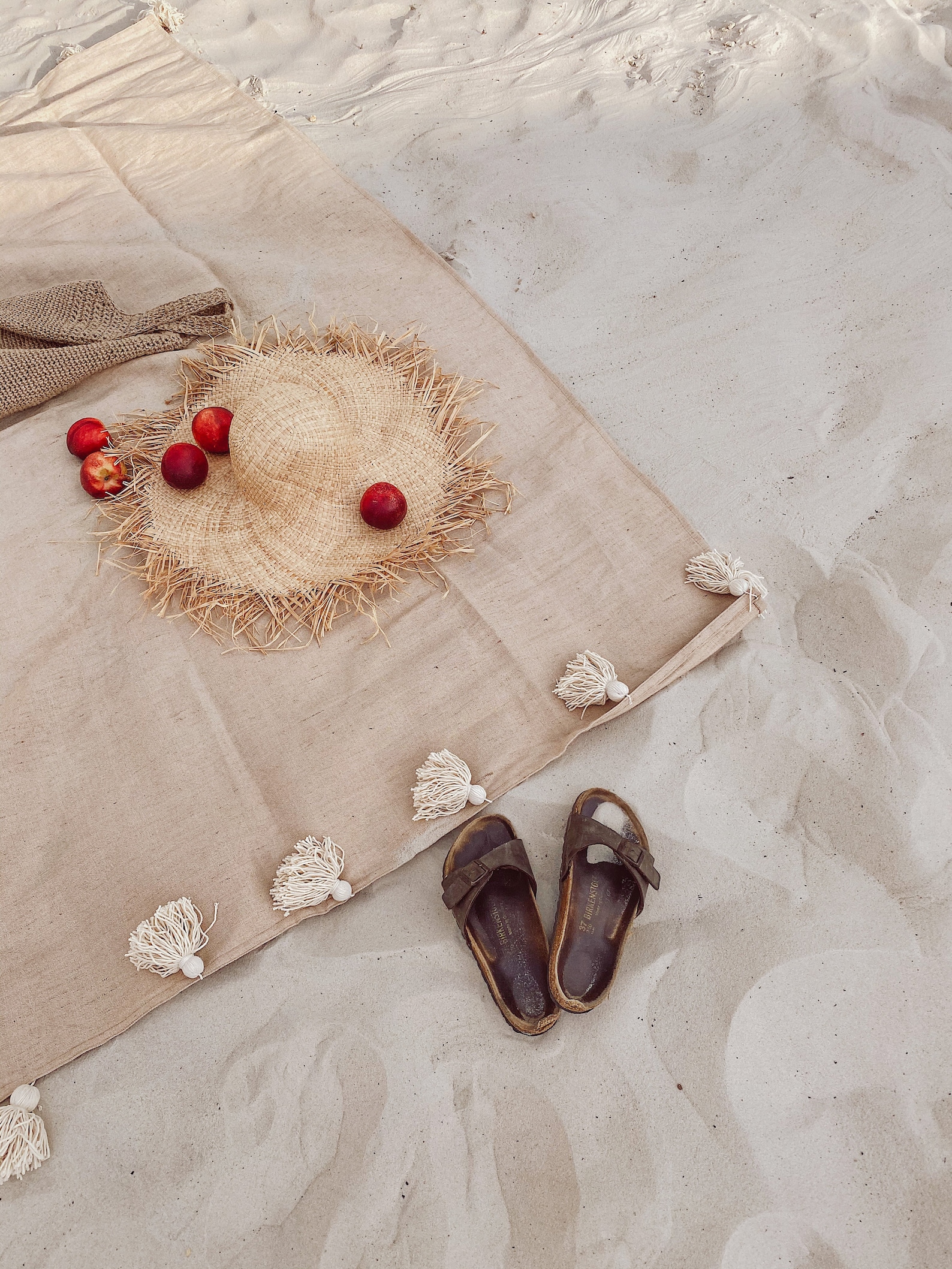 Picnic Blanket Picnic Mat Cotton Beach Towel Camping Etsy