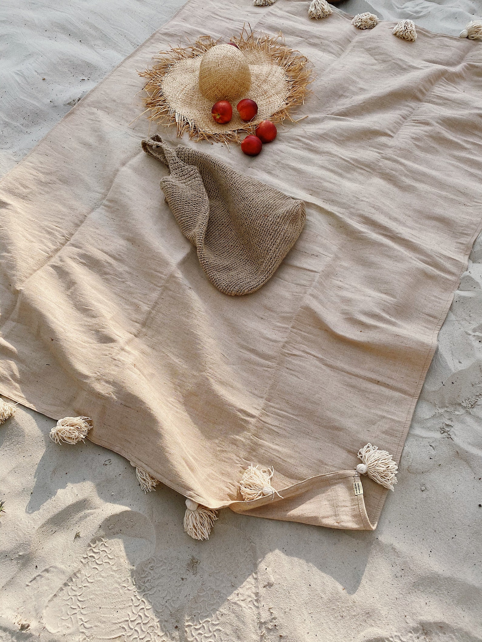 Picnic Blanket Picnic Mat Cotton Beach Towel Camping Etsy