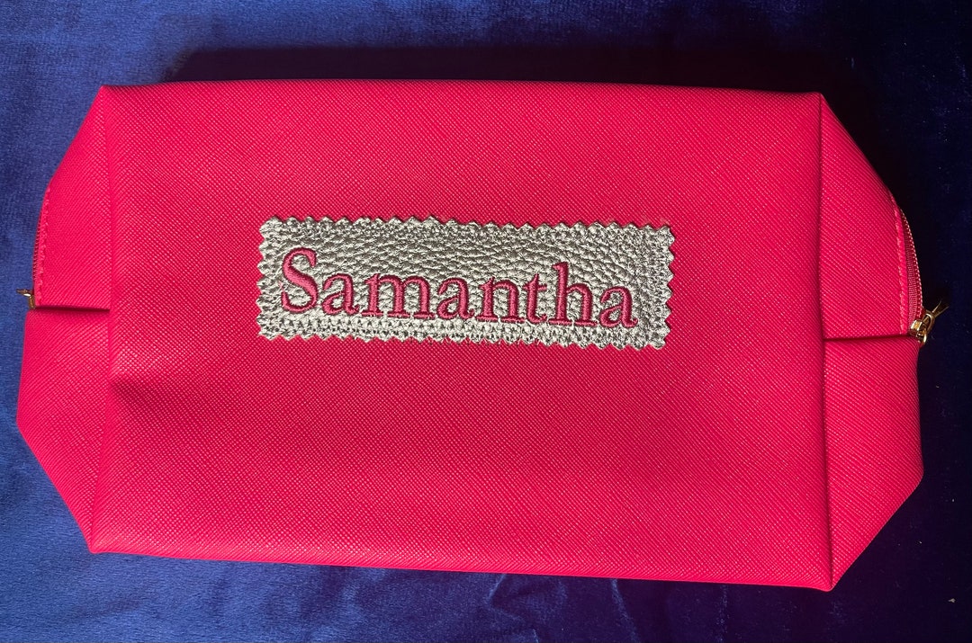COSMETICBAG Embroiderypersonalized Etsy