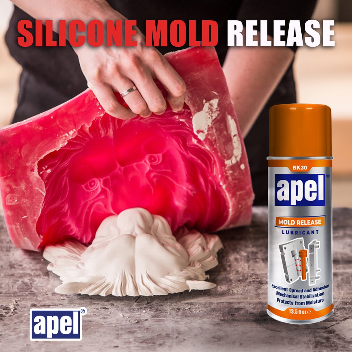 APEL Silicone Mold Release Spray 14.4 Fl Oz Release Agent Etsy
