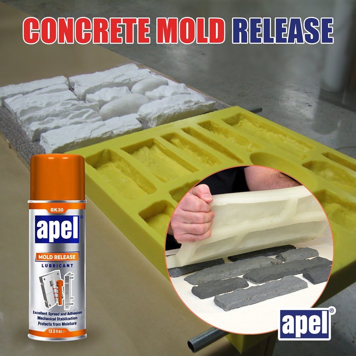 APEL Silicone Mold Release Spray 14.4 Fl Oz Release Agent Etsy