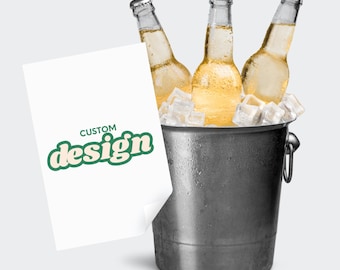 Custom Beer Bottle Labels – We Design It for You, Personalized Beer Stickers, Brewery Labels, Label Design for Brewery, Wedding & Events