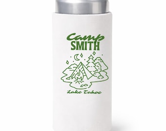 Custom Skinny Can Koozies – Personalized Neoprene Slim Can Coolers for Bachelorette, Birthday, Weddings & More