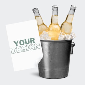 Personalized Waterproof Stickers for Beer Bottles, Custom Brewery Labels, Husband Gift, Custom Beer Bottle Labels – Upload Your Own Design