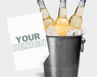 Personalized Waterproof Stickers for Beer Bottles, Custom Brewery Labels, Husband Gift, Custom Beer Bottle Labels – Upload Your Own Design
