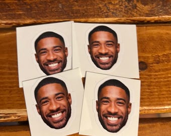 Custom Groom Face Stickers – Personalized Picture Stickers for Bachelor Parties, Wedding Sticker, Custom Photo Sticker, Custom Face Decals
