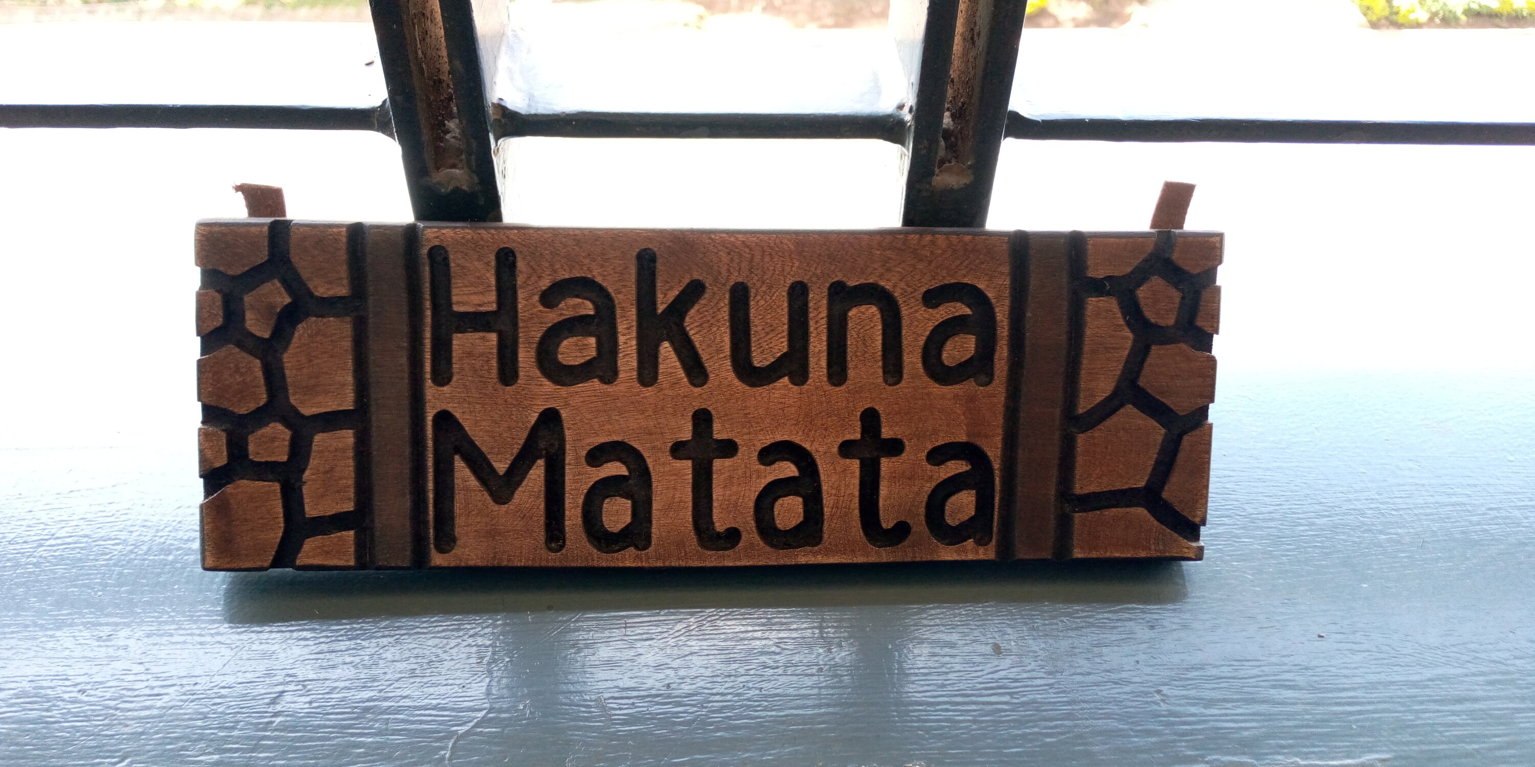 Hakuna Matata Wood Sign Art Hakuna Matata Door Sign Wall | Etsy