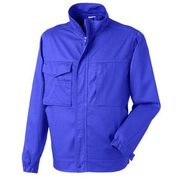 80s/90s Style Cargo Royal Blue Workers Cotton Twill Canvas Chore