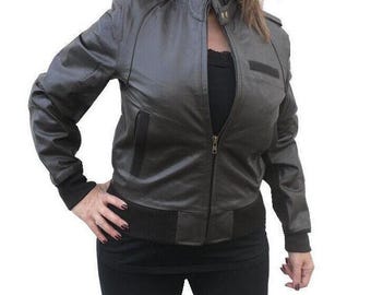 Vintage 70s Leather Cafe Racer Jacket: Reed Sportswear Detachable