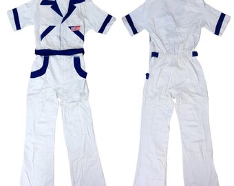 Vintage Sears Roebuck Nation-alls Union Blue Work Coveralls Mens