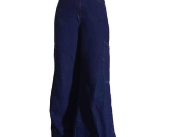 Buy Ladies Girls Mens Vintage 90s Baggy Skater Jeans Denim