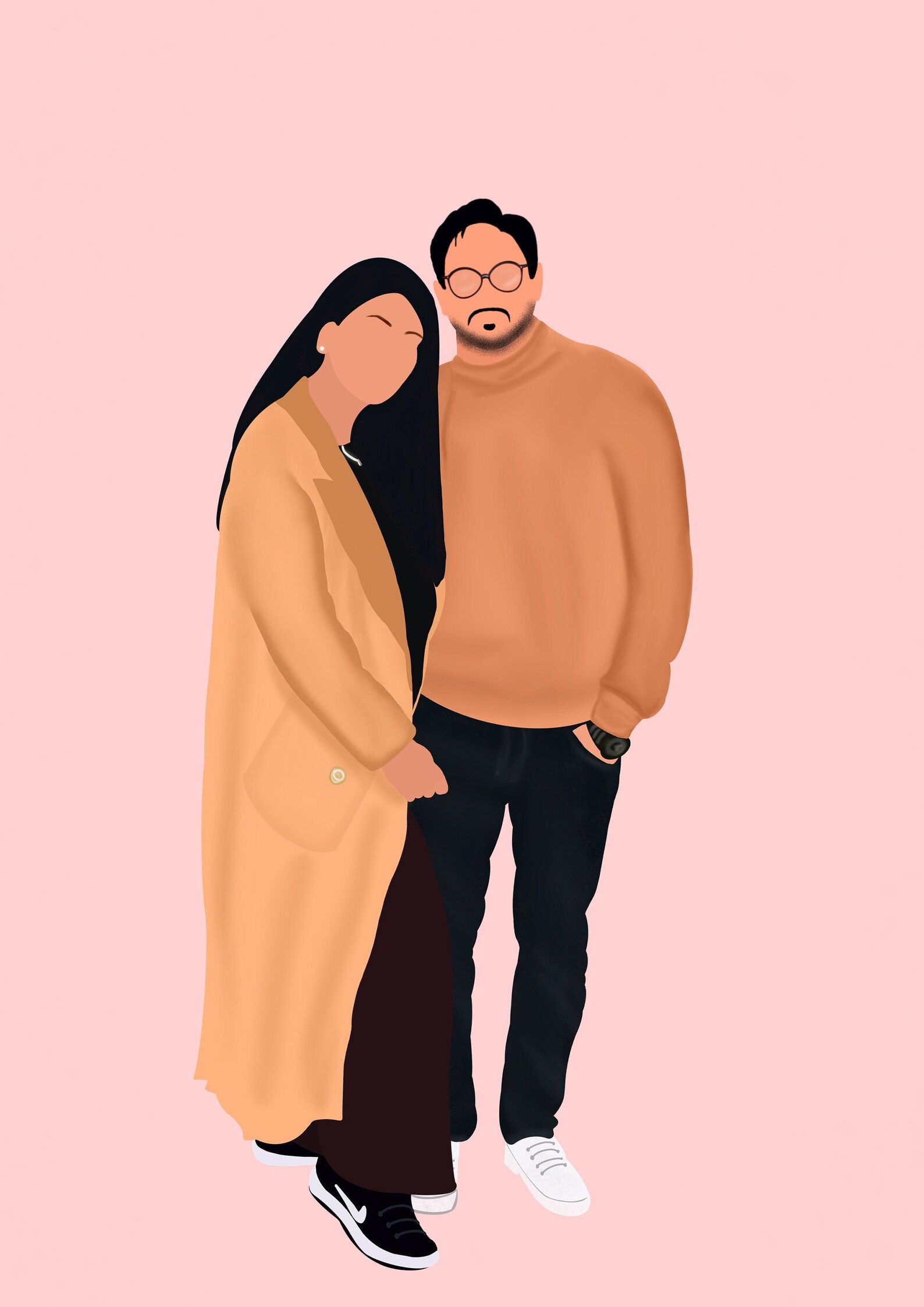 digital faceless portrait app