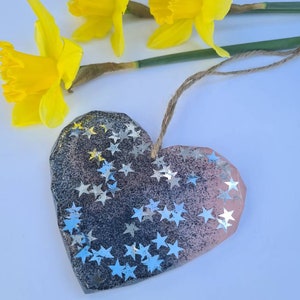 Decorative heart with stars