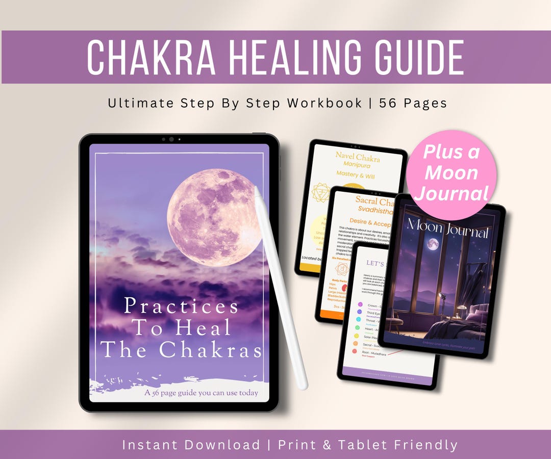 Ultimate Chakra Guide | Chakra Healing | Moon Journal | Energy Balance ...