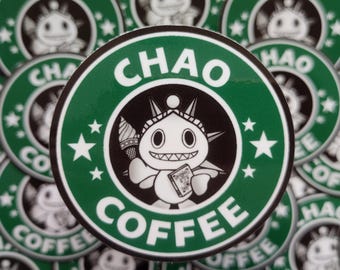 Chao Coffee Green Sticker