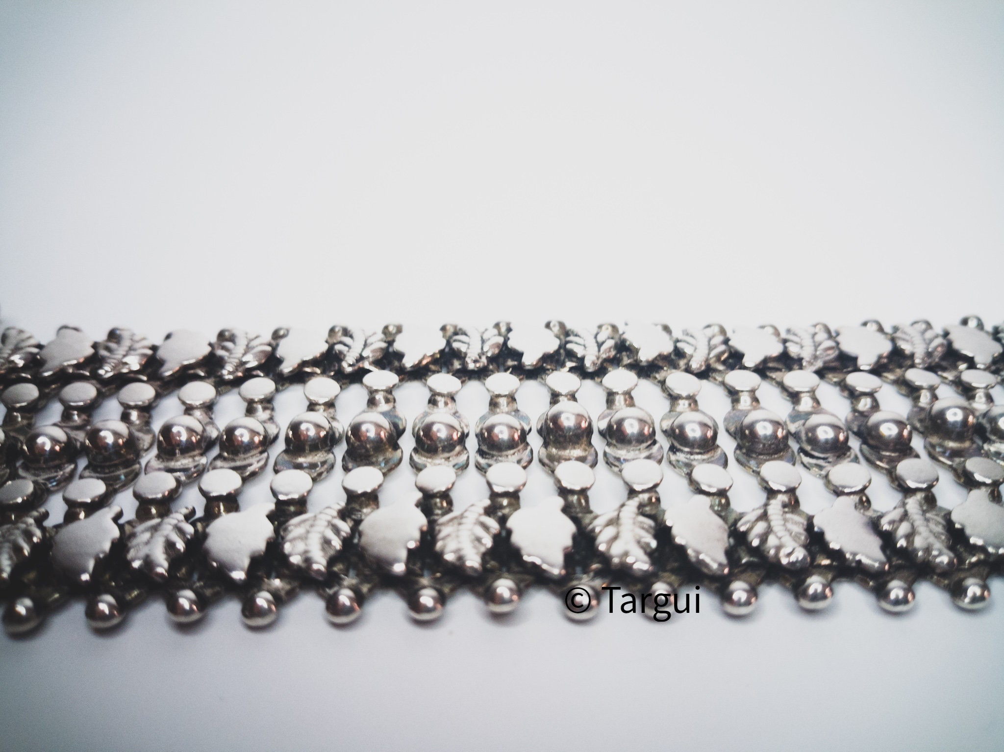 Bracelet India silver 925 Hindu style design Etsy